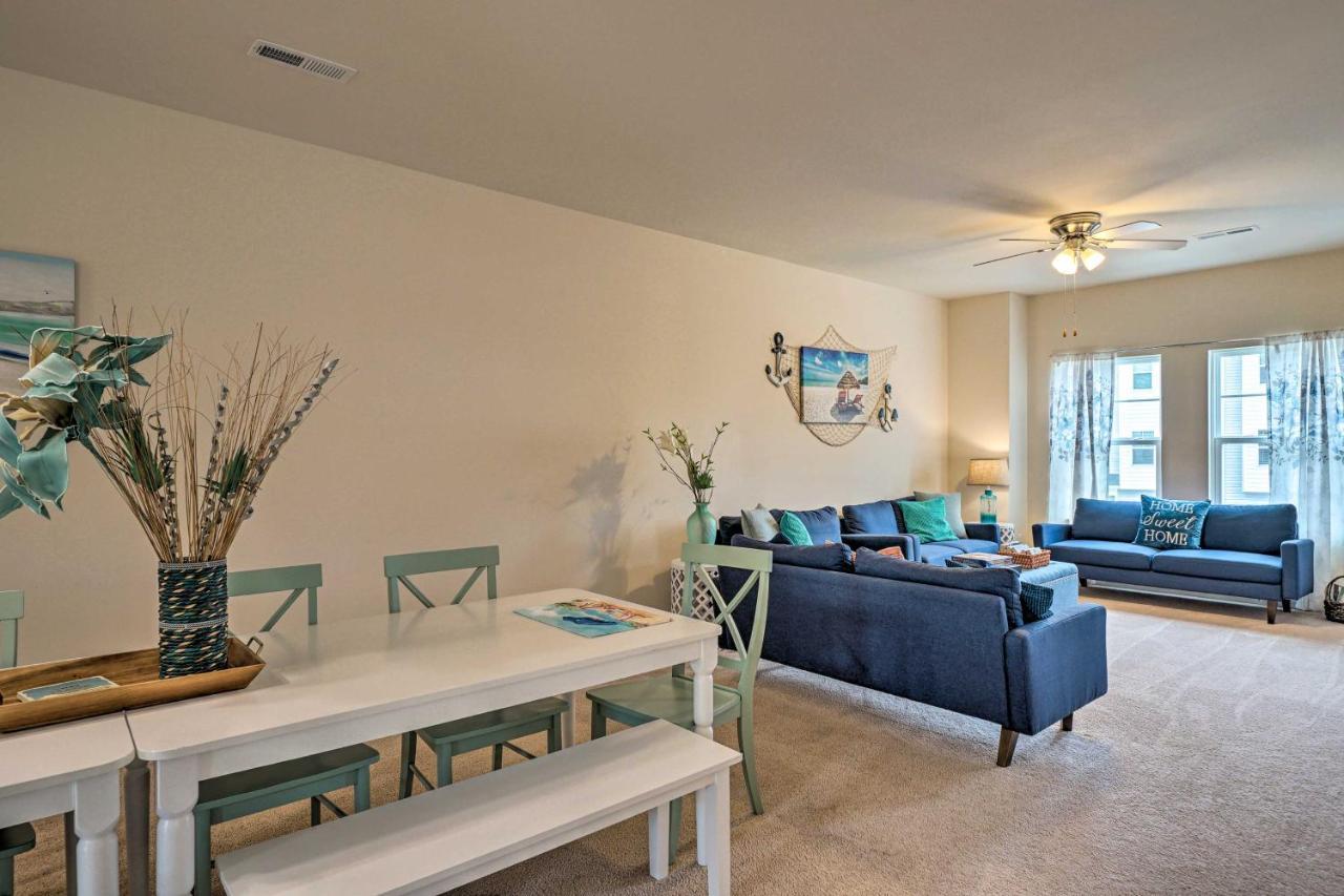 Modern Coastal Condo With Patio 1 Mi To Beaches! 卡罗来纳比奇 外观 照片
