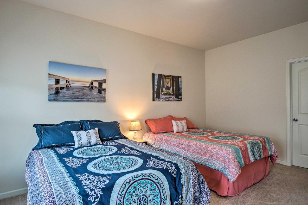 Modern Coastal Condo With Patio 1 Mi To Beaches! 卡罗来纳比奇 外观 照片